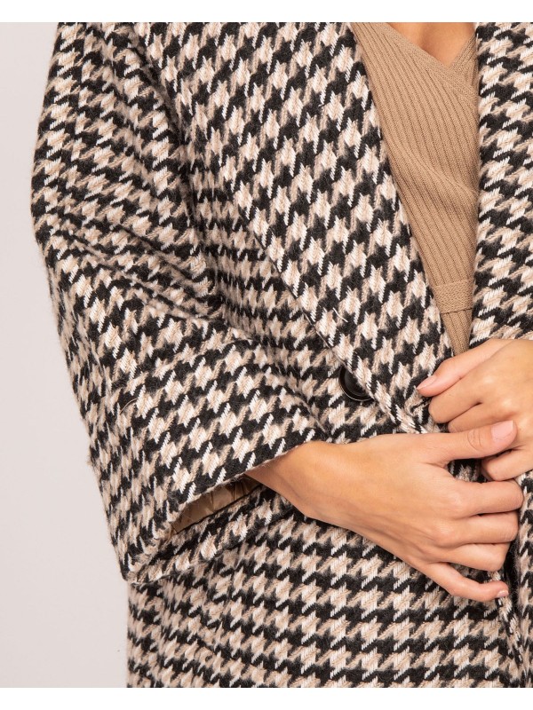 Manteau pied-de-poule UMAC