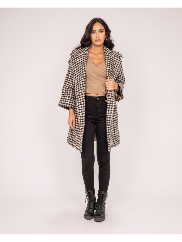 Manteau pied-de-poule UMAC