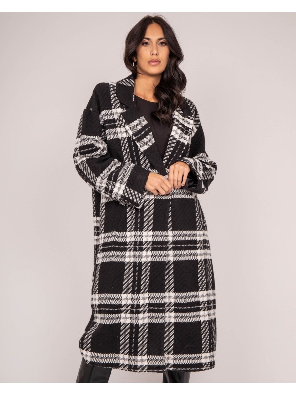 Manteau carreaux URENO