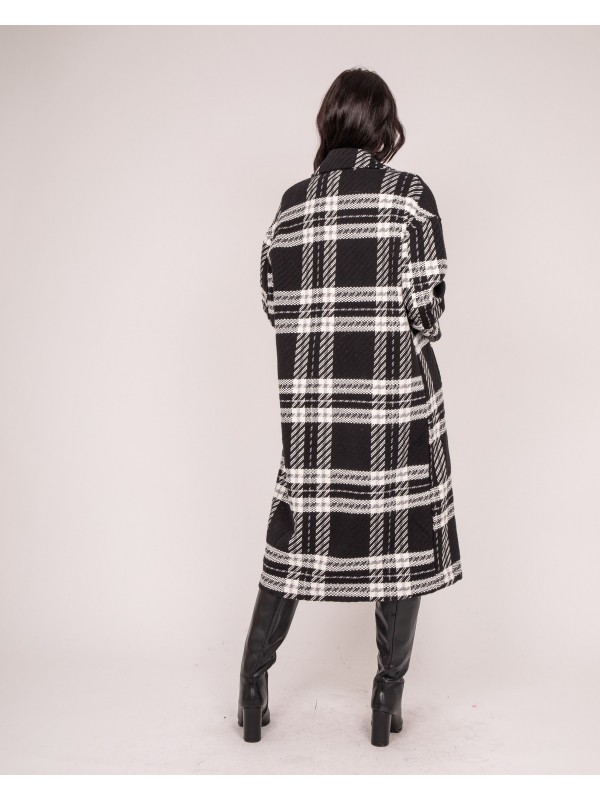 Manteau carreaux URENO