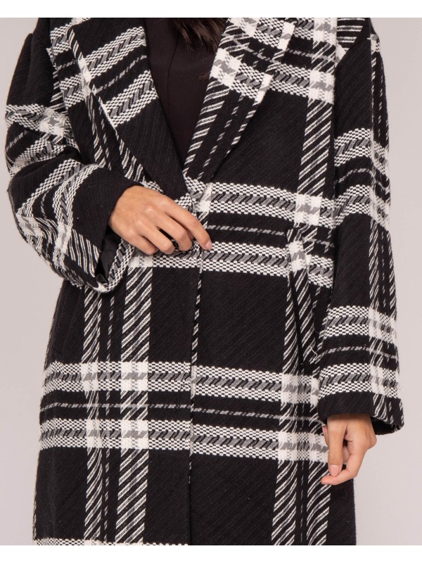 Manteau carreaux URENO