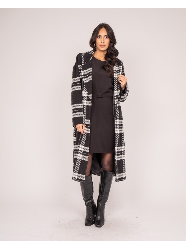 Manteau carreaux URENO