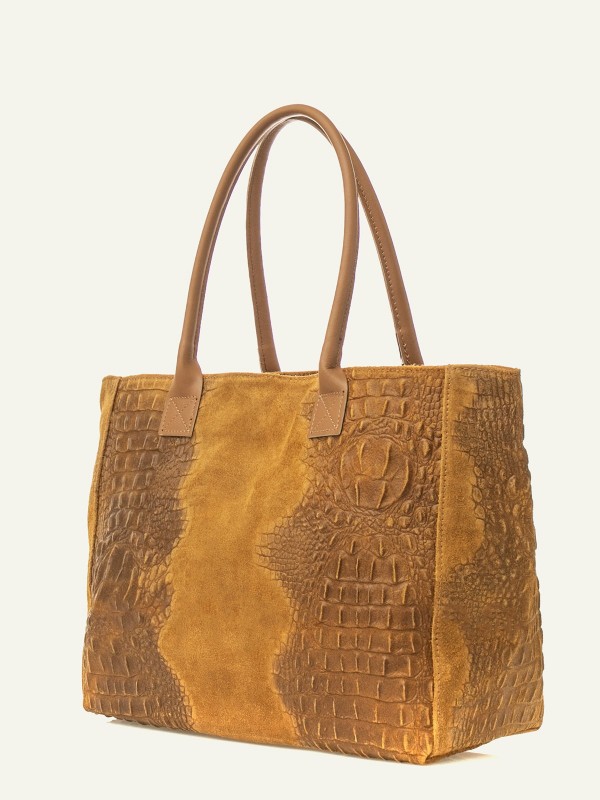 Sac cabas cuir croco...