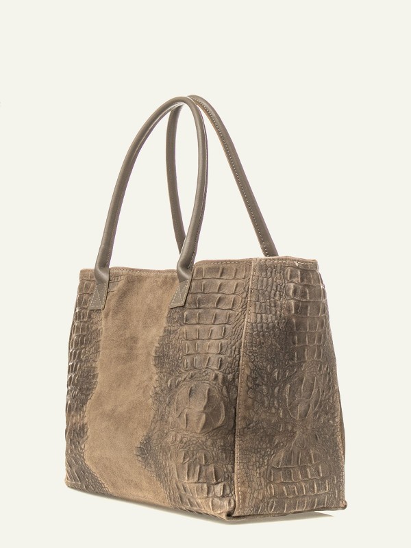 Sac cabas cuir croco...