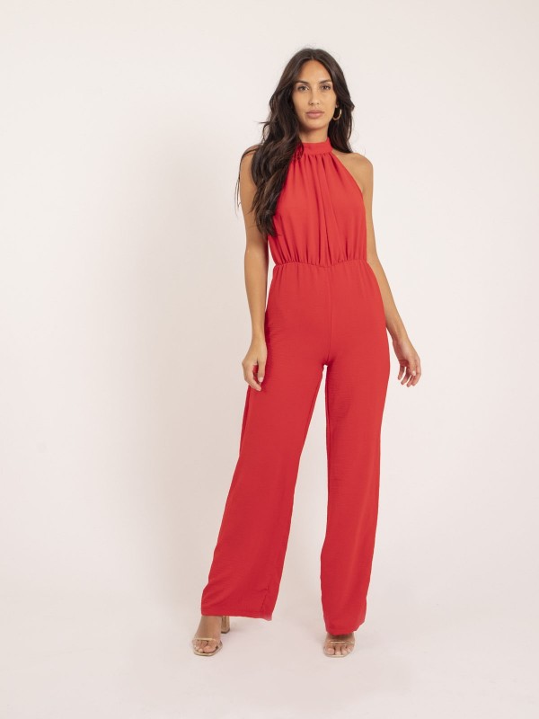 Combi pantalon ELIETTE - Rouge