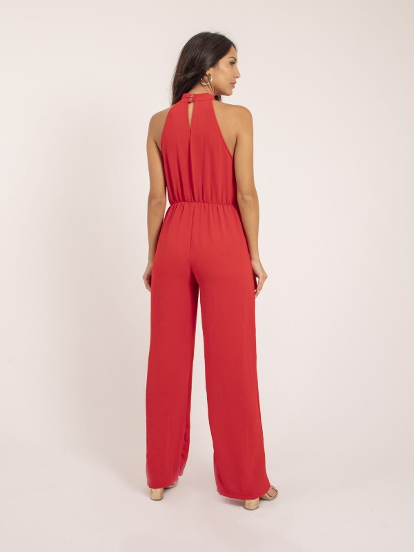 Combi pantalon ELIETTE - Rouge