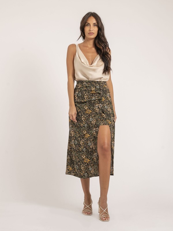 Caraco satin FELANA - Beige