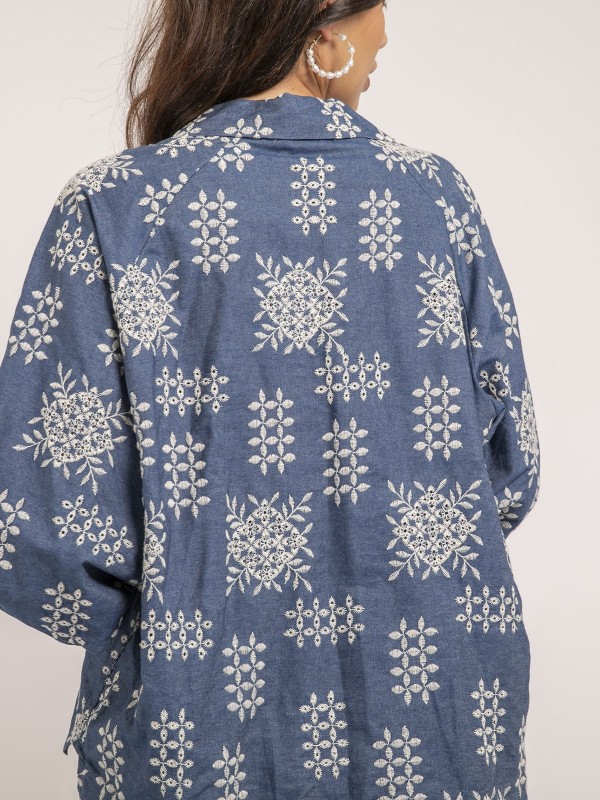 Chemise broderies anglaises...