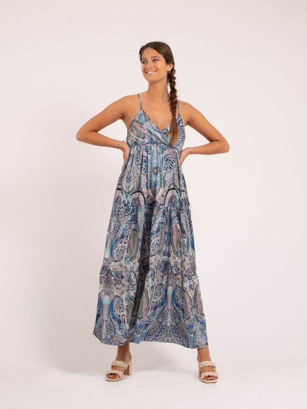 Robe longue motifs IANECK -...