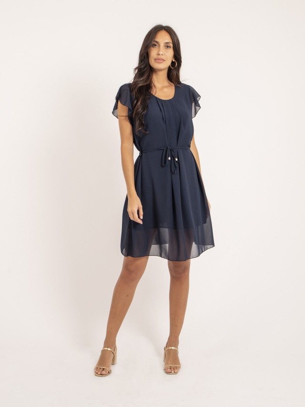 Robe courte IEVE - Bleu marine