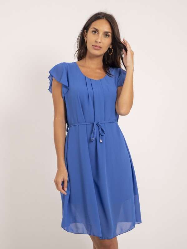 Robe courte IEVE - Bleu