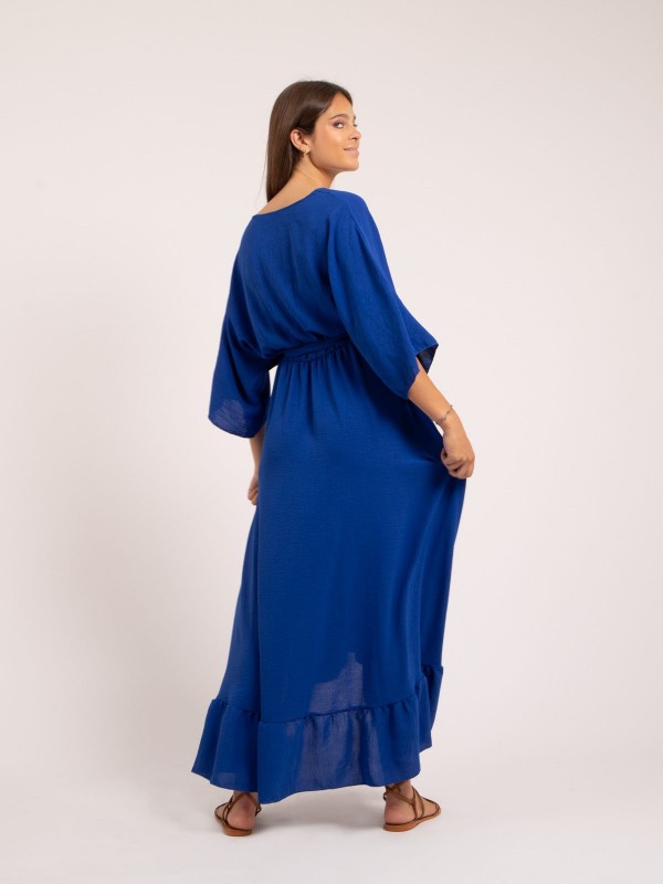 Robe longue IOANNA - Bleu...