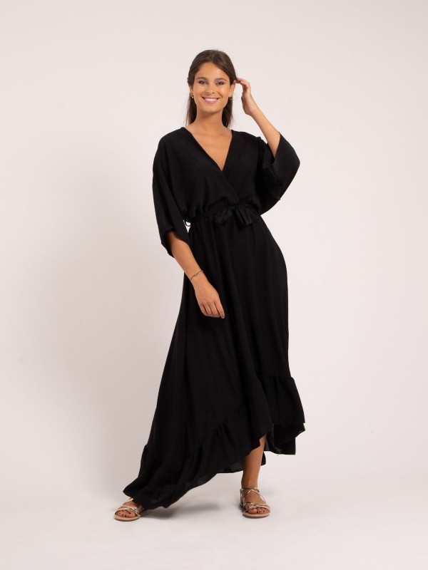 Robe longue IOANNA - Noir