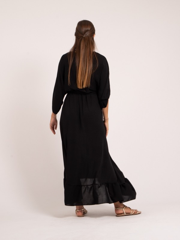 Robe longue IOANNA - Noir