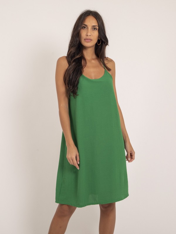 Robe courte IZOLDA - Vert