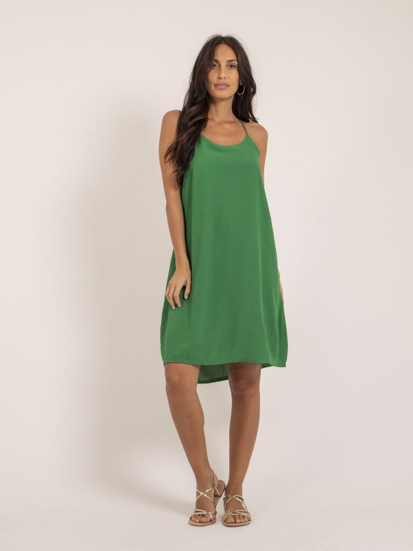 Robe courte IZOLDA - Vert