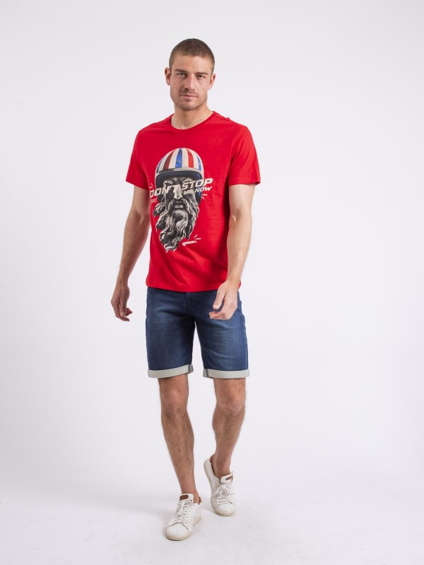 T-shirt col rond NALUBAD -...