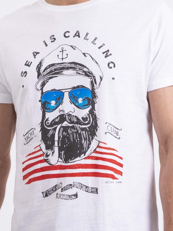 T-shirt col rond NALUPIRI -...