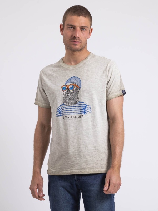 T-shirt col rond NAPAROT -...