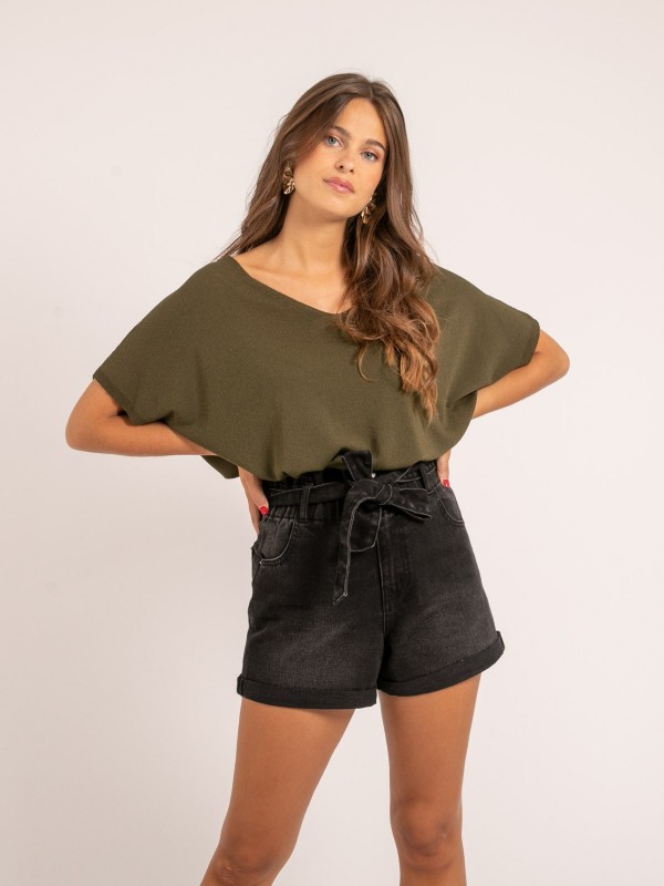 Pull fin KARINI - Kaki
