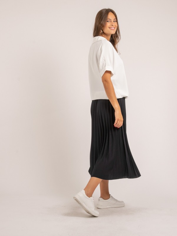 Blouse fluide OURIA - Blanc