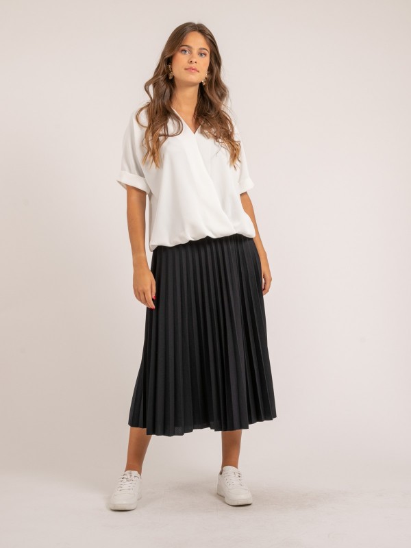 Blouse fluide OURIA - Blanc