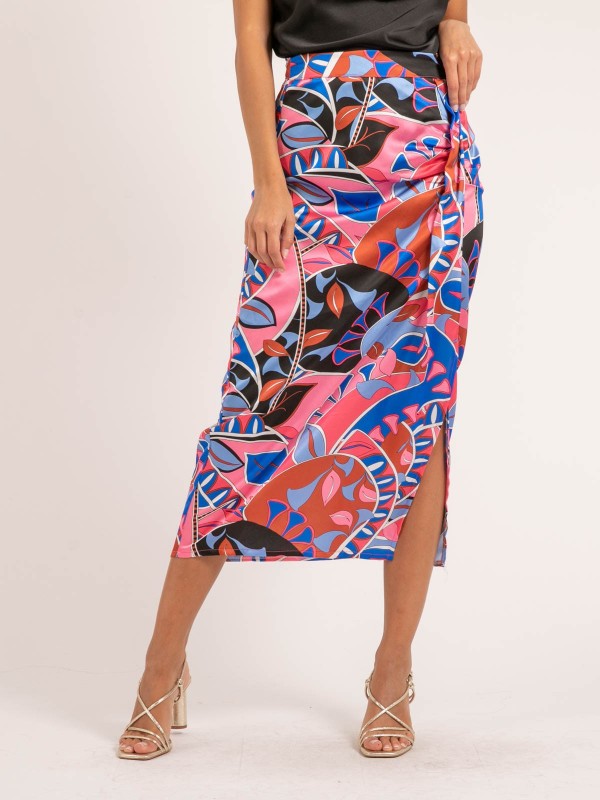 Jupe midi motifs XISSY