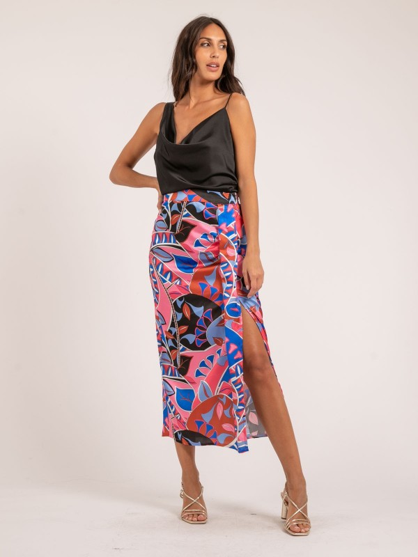 Jupe midi motifs XISSY