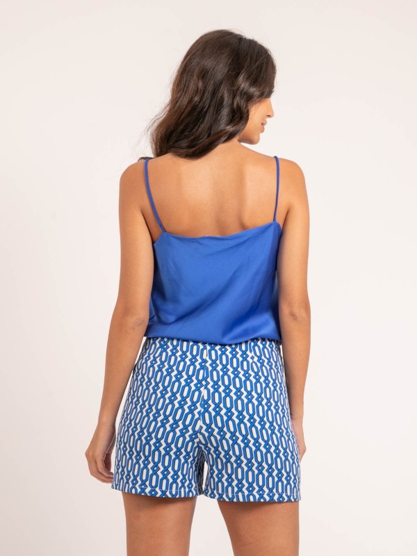 Short motifs XOUTY - Bleu