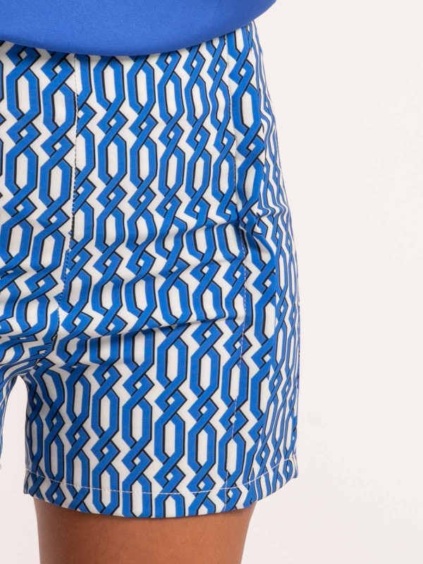 Short motifs XOUTY - Bleu