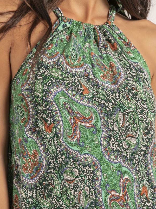 Robe longue motifs IMELDA