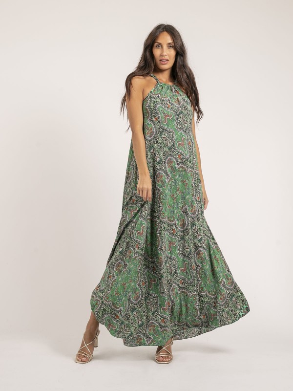 Robe longue motifs IMELDA
