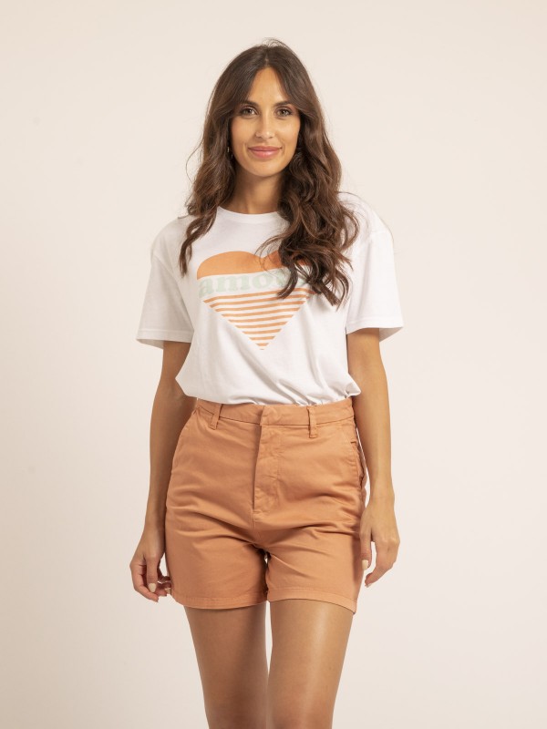 Short chino XIMENA - Orange