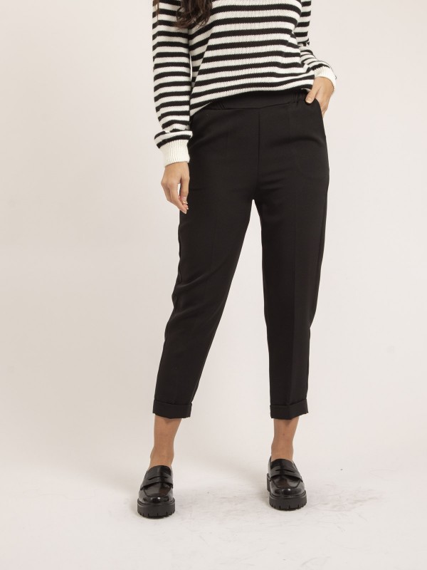 Pantalon droit EMMA - Noir