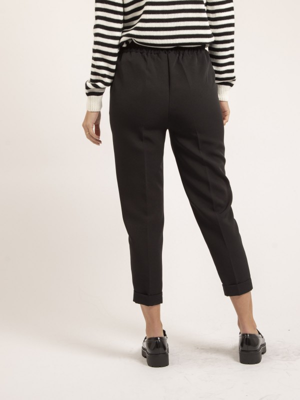 Pantalon droit EMMA - Noir