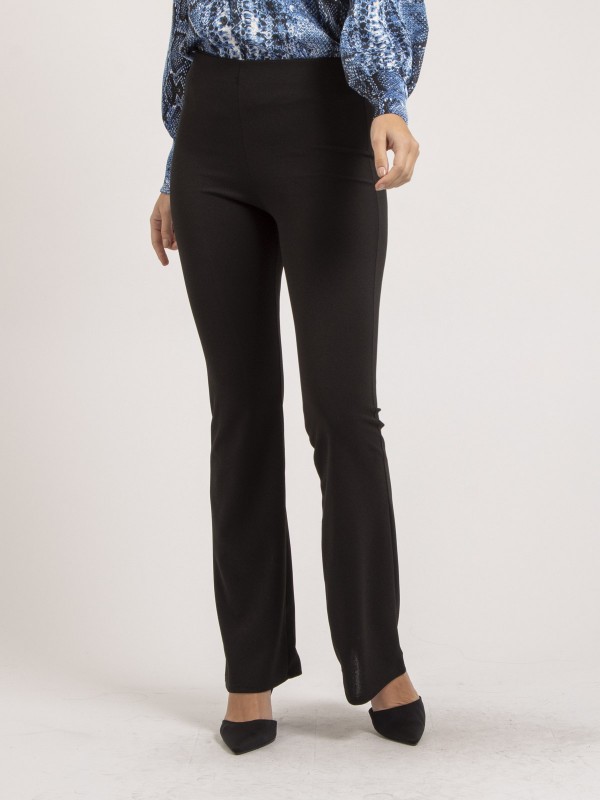 Pantalon flare ETIENNA - Noir