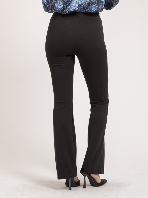 Pantalon flare ETIENNA - Noir