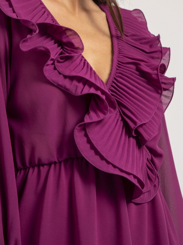 Robe courte ISNELLE - Violet