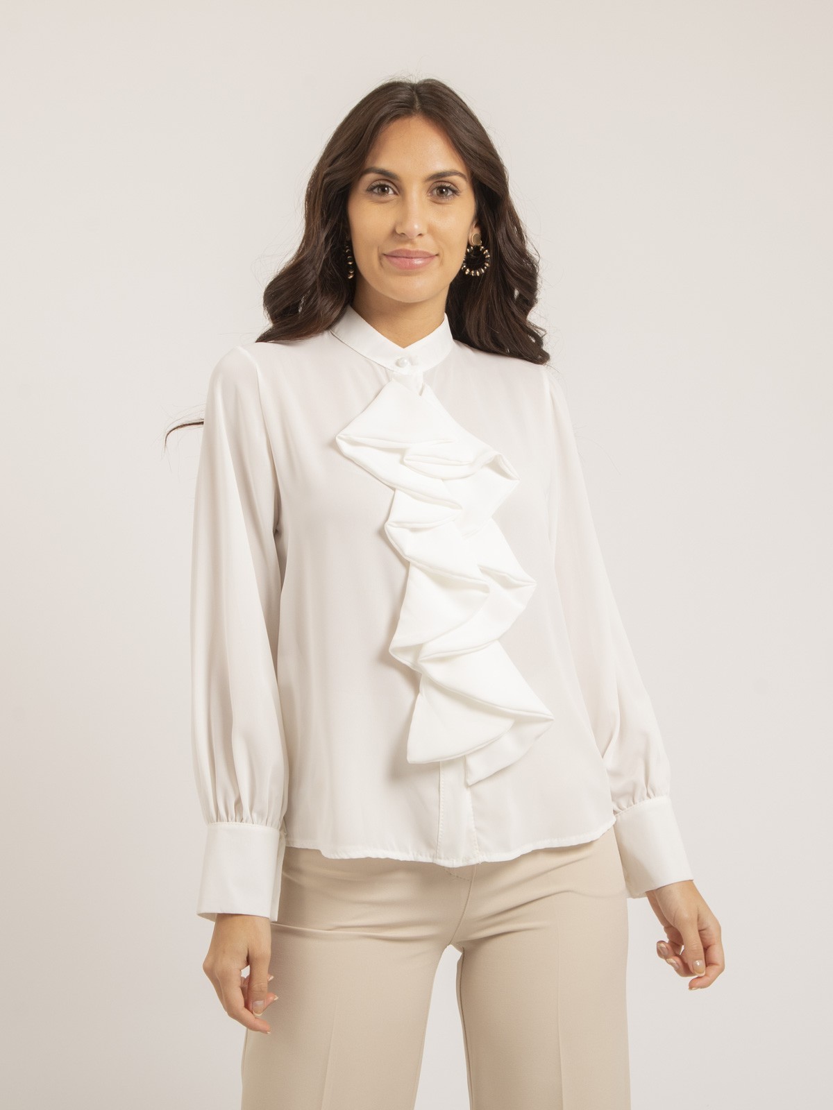 Chemisier col jabot hotsell