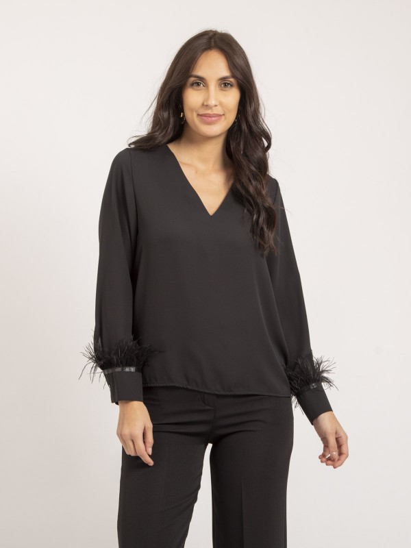 Blouse OMELINE - Noir