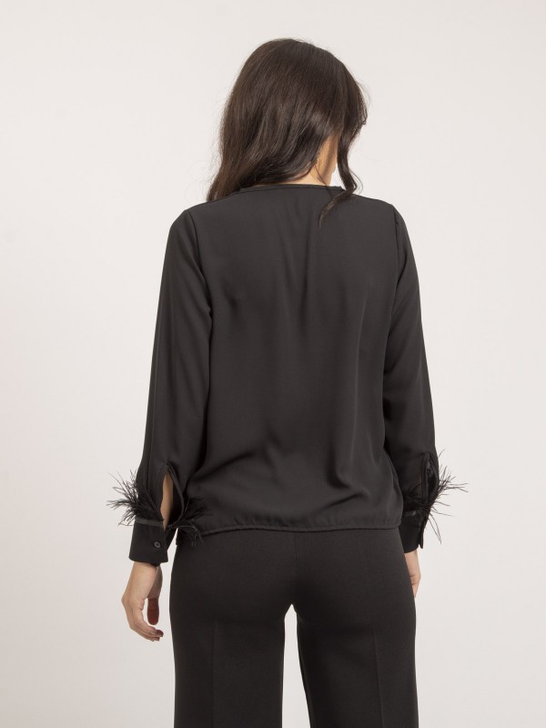 Blouse OMELINE - Noir