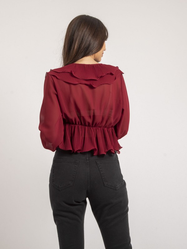 Blouse avec volants OPULA -...