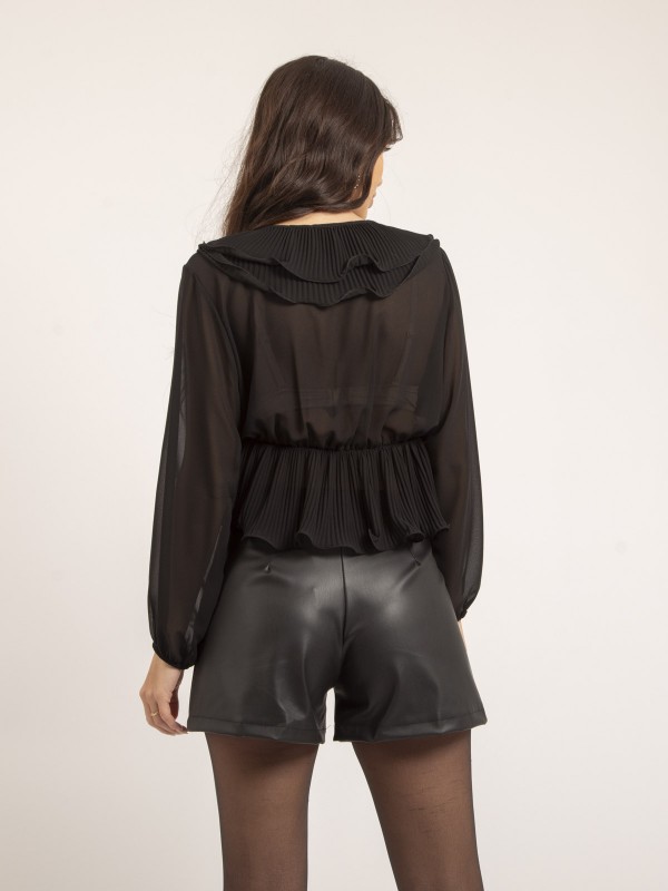 Blouse avec volants OPULA -...