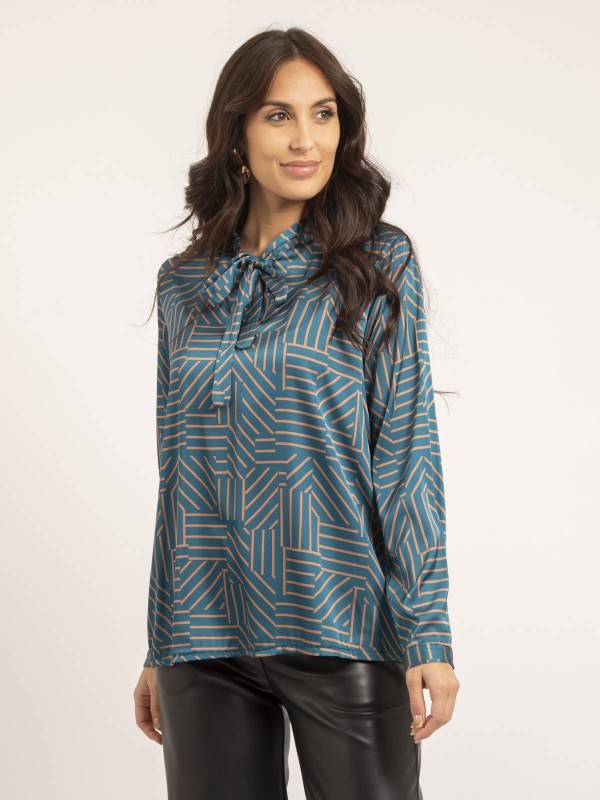 Blouse fluide motifs OZALIA...