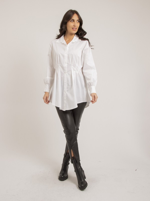 Chemise longue ORDIA - Blanc