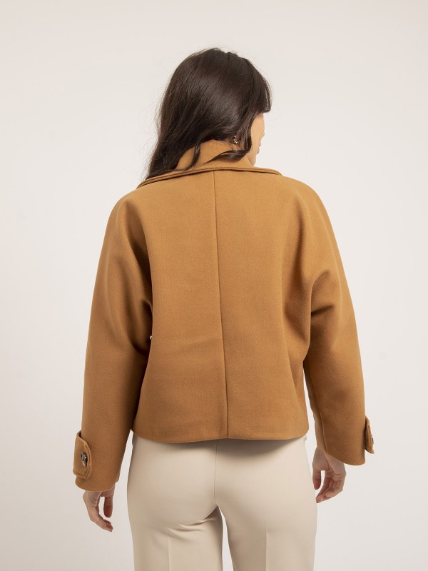 Manteau court UPALE - Camel