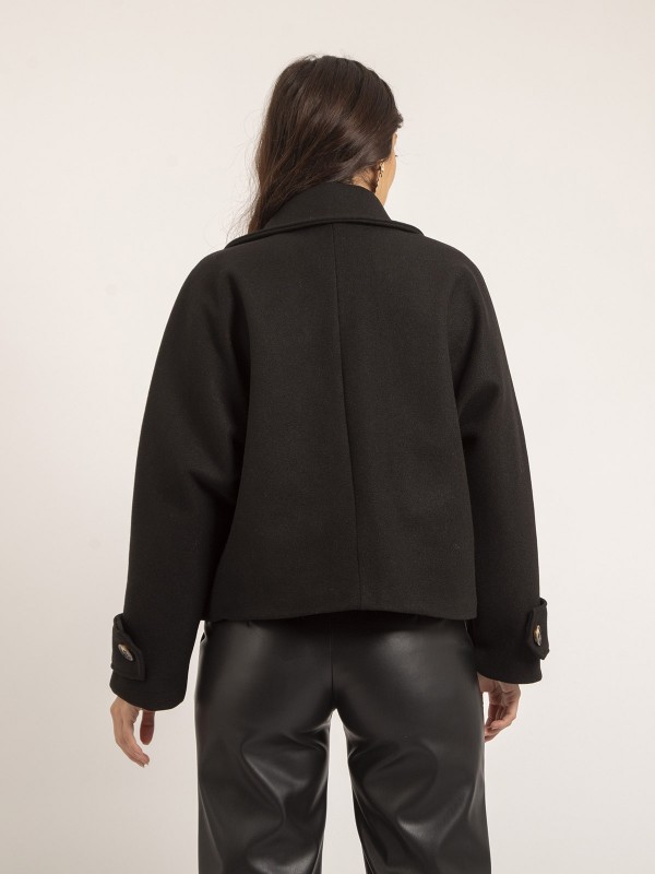 Manteau court UPALE - Noir