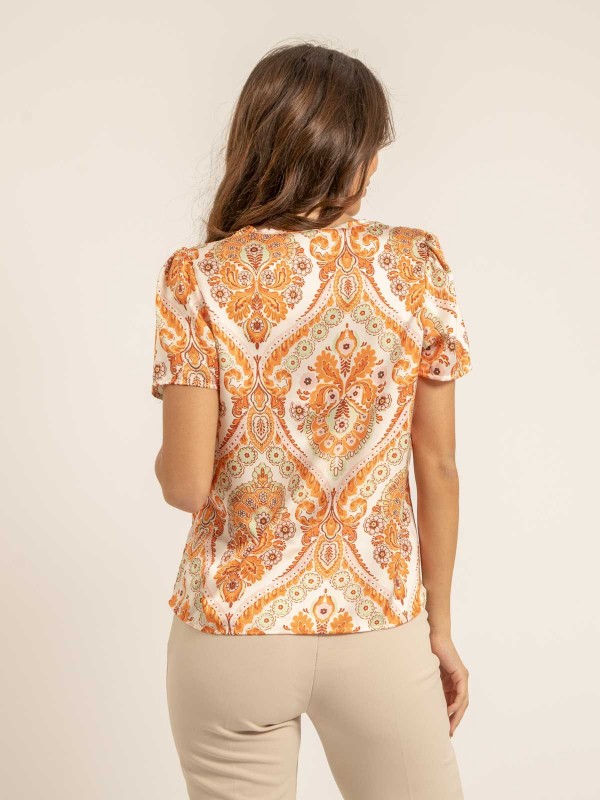 Top motifs FEZINE - Orange