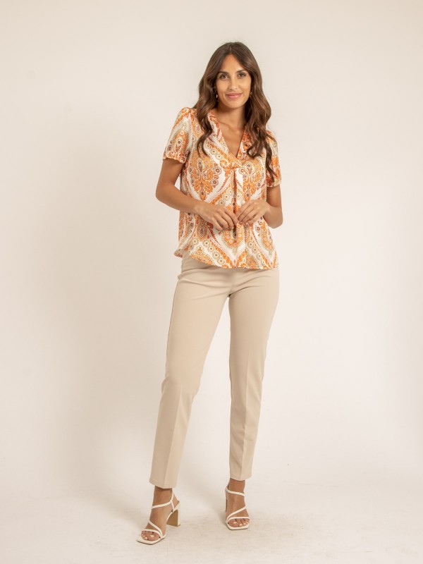 Top motifs FEZINE - Orange