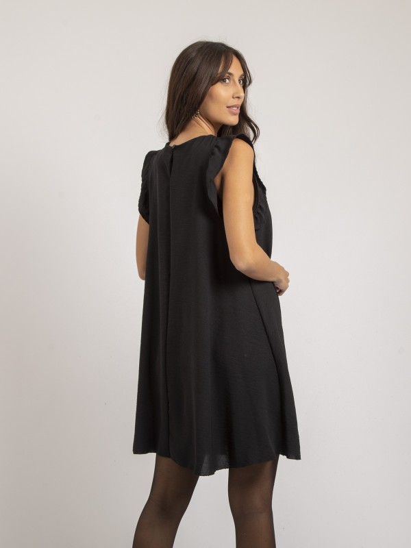 Robe courte INES - Noir